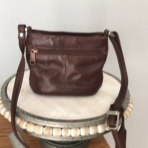 Leather handbag